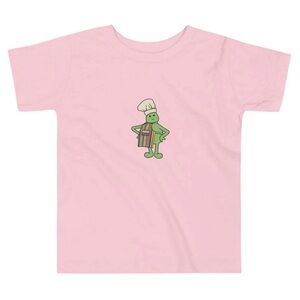 The Tiny Chef Show Toddler Pink “Just Chef” Shirt 3T